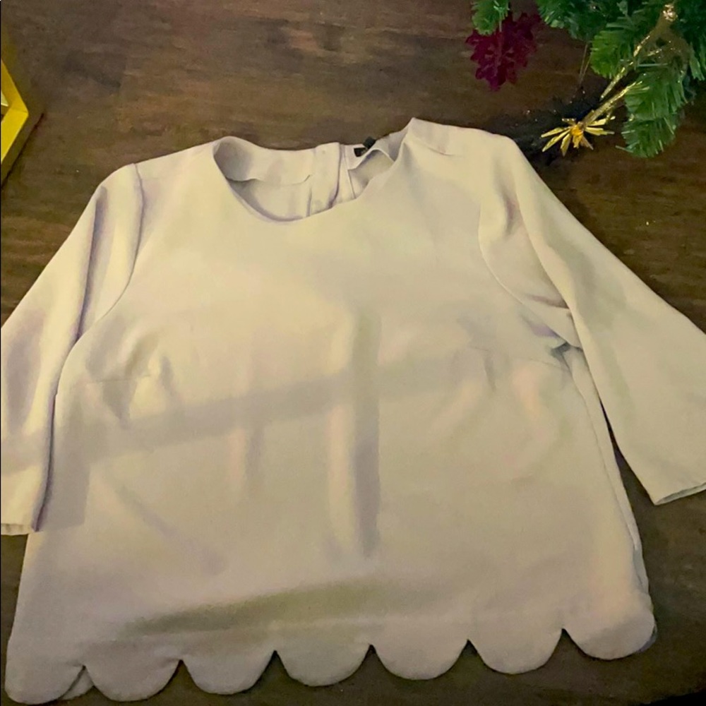 Pink quarter sleeve blouse